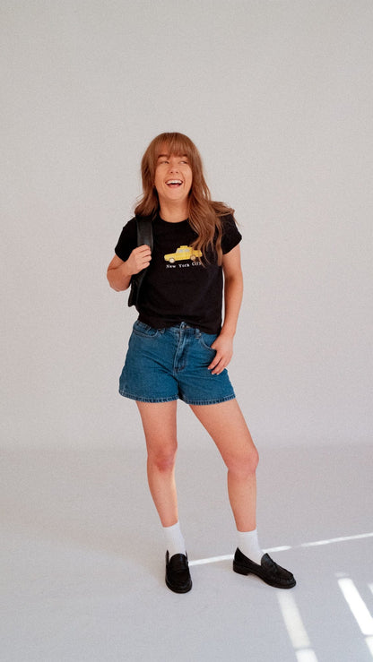 New York City Taxi Baby Tee