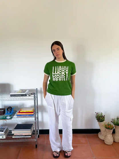 LUCKY SLIM RIB TEE
