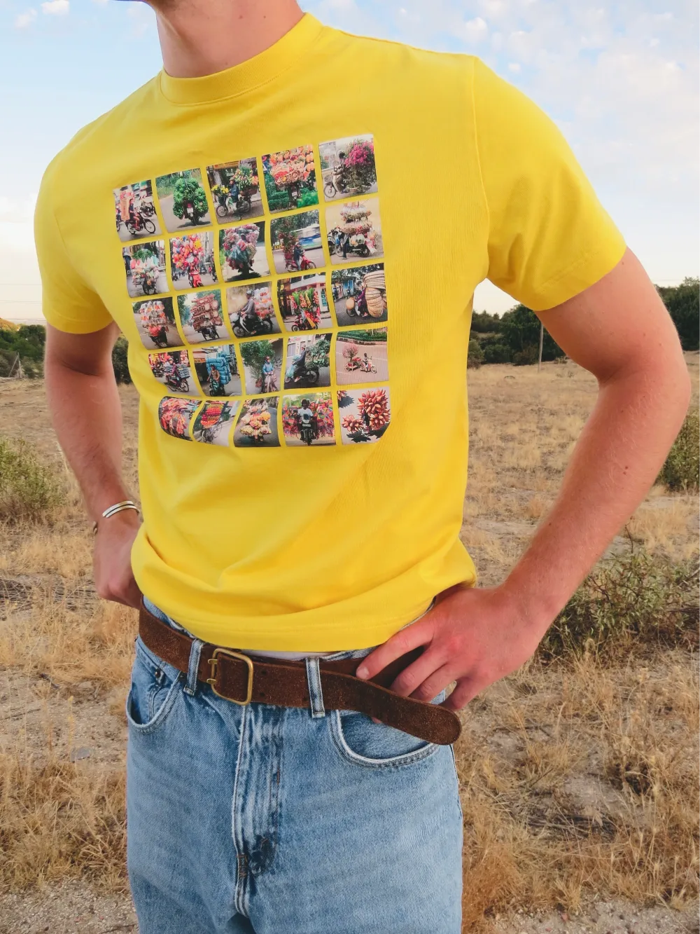 ASIANBIKE YELLOW REGULAR TEE