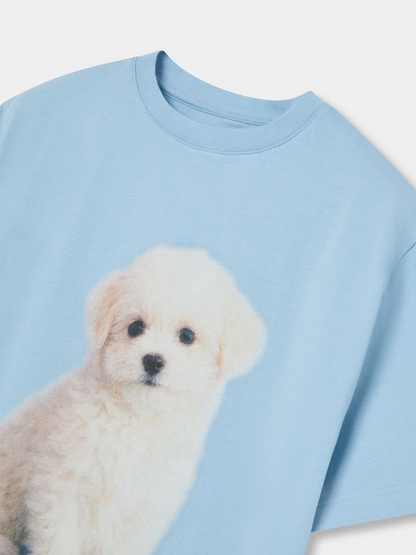 PUPPY BLUE CLASSIC TEE