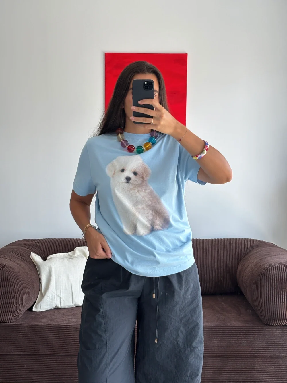 PUPPY BLUE CLASSIC TEE