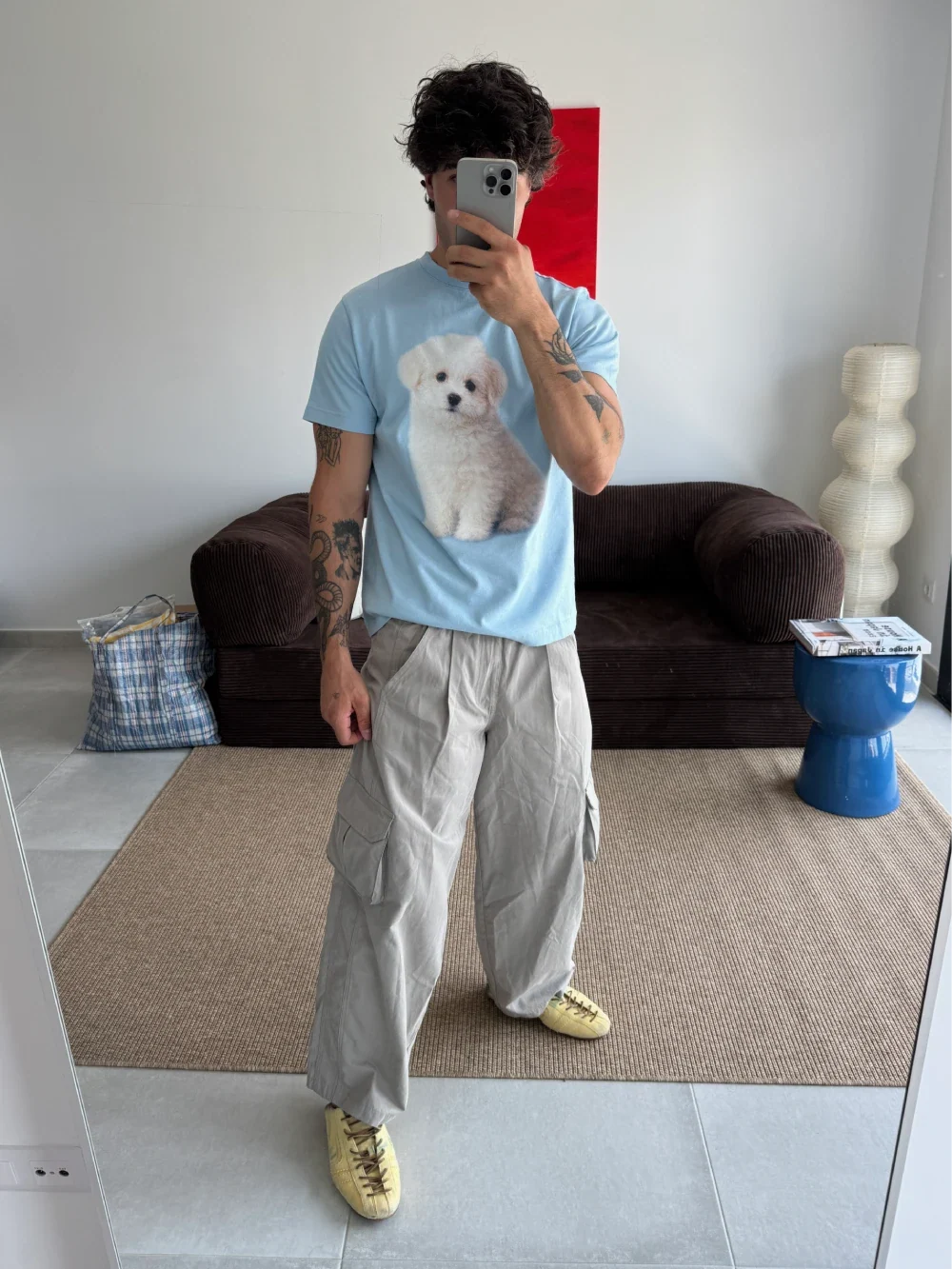 PUPPY BLUE CLASSIC TEE