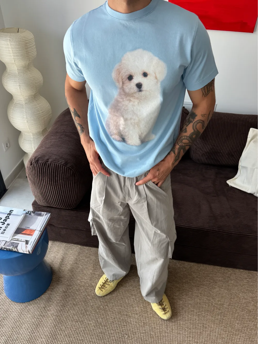 PUPPY BLUE CLASSIC TEE