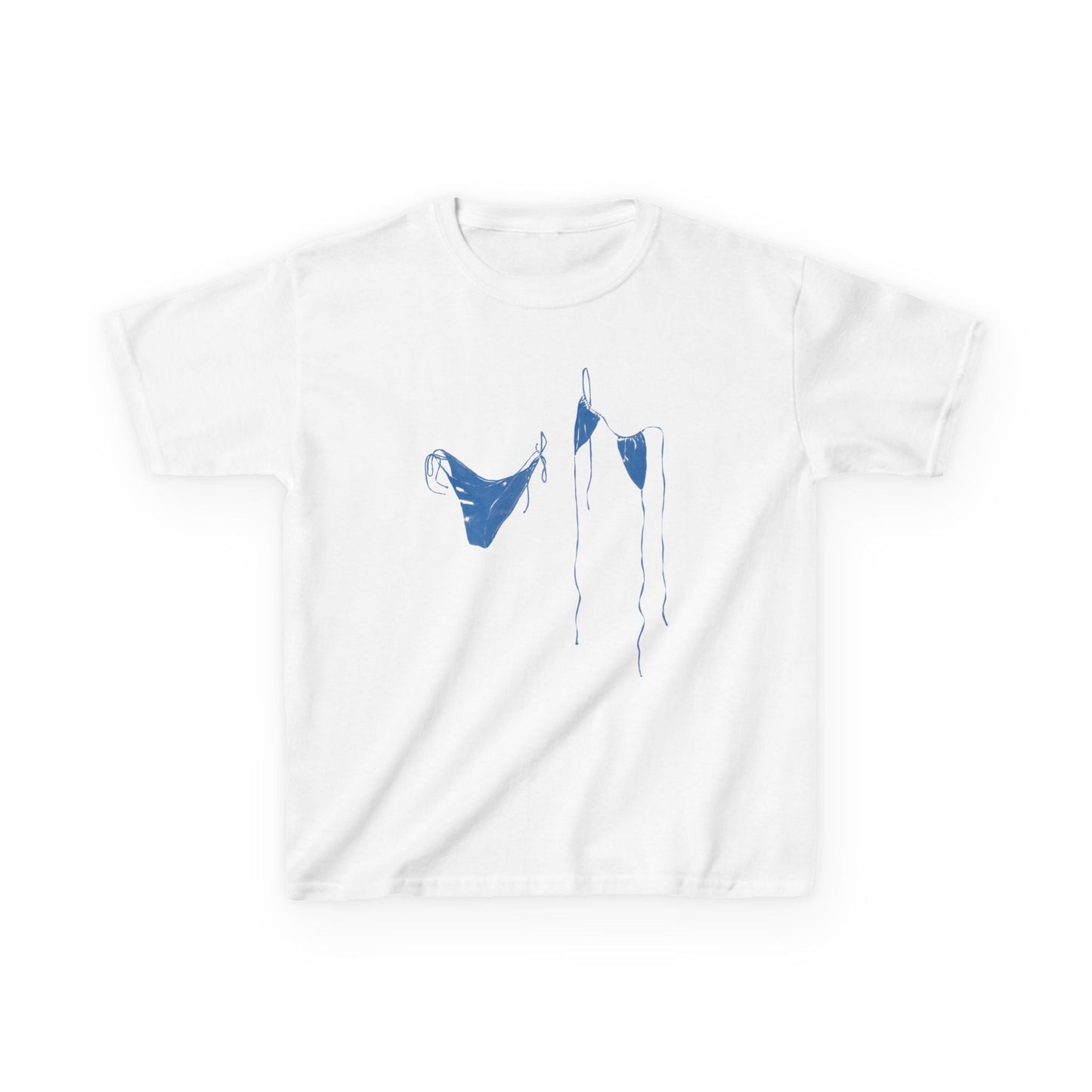 Blue Bikini Baby Tee