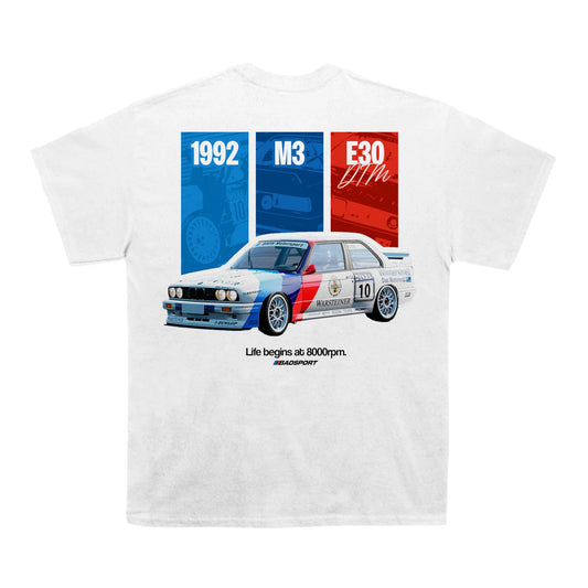 BMW M3 "LIFE BEGINS AT 8000RPM" T-SHIRT