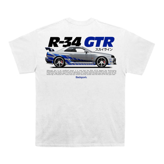 SKYLINE R-34 GTR T-SHIRT